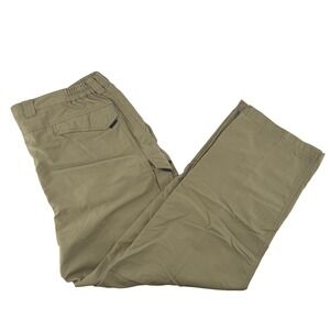 Exofficio Mens Size 42 Cargo Pants Khaki Nylon Lightweight Outdoor Travel Hiking